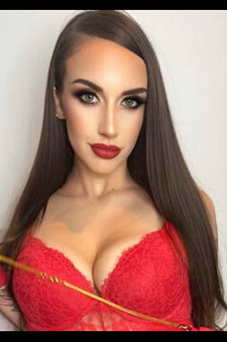 sexiest topless bargirl with stunning looks and red lingerie in sydney's palm beach