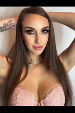 super hot brunette bucks party hostess in pink lingerie in sydney's dulwich hill